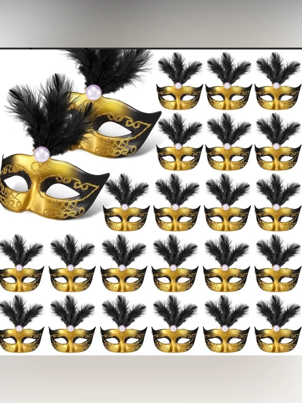 24 Pcs Mini Mask Masquerade small